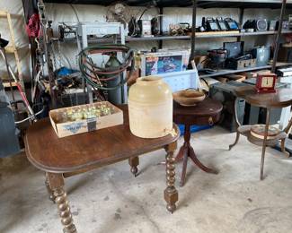 Barn full of great tools, used furniture that need some attention and plenty to look at