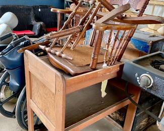 Barn full of great tools, used furniture that need some attention and plenty to look at