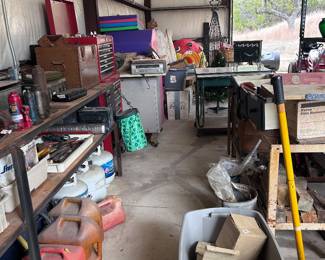 Barn full of great tools, used furniture that need some attention and plenty to look at