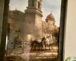 Mission San Jose signed piece by Jack Terry