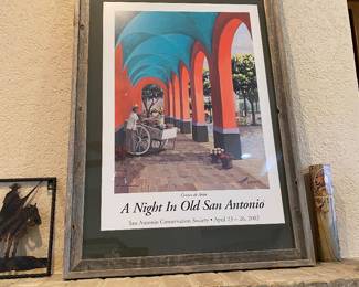 NIOSA poster dated 2002 signed by  artist