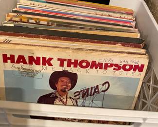 dozens of country and western, and iconic crooners vinyl albums