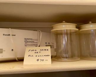 food saver large set with 8 containers 