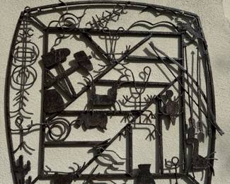 Large Rustic Metal Wall Art