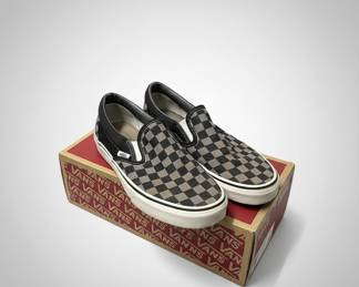 Vans Classic Slip-On Checkerboard Shoes