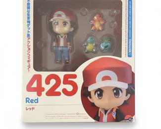 Pokemon Center Nendoroid Action Figure Set - Red with Starter Pokemon