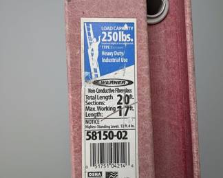 Werner 20 ft. Non-Conductive Fiberglass Ladder