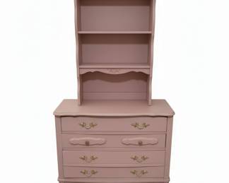 Vintage Pink French Provincial Nightstand