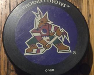 Phoenix Coyotes Hockey Puck
