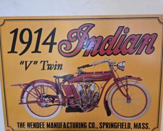 Indian Motorcycle Sign