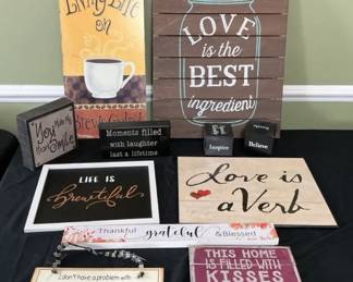 Wall Decor Signs
