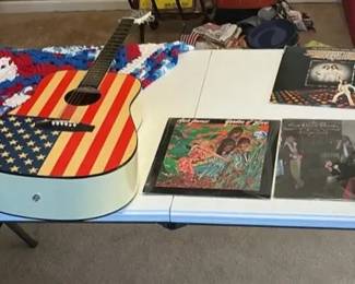Knitted Blanket, Guitar  Vinyl Records