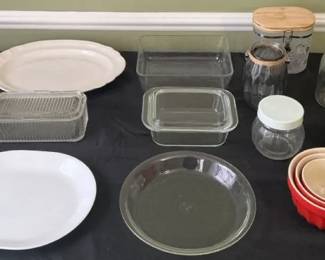 Vintage Pyrex, Pfaltzgraff, Federal Glass  More