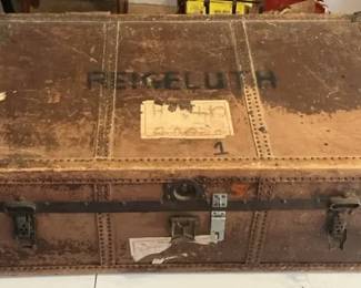 Antique Steamer Trunk 