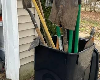 Shovels, Rakes, Post Hole Digger