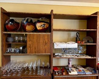 Glassware, pewter stemware