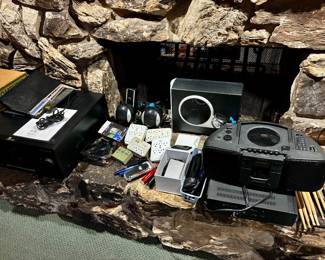 CD changer, VCR, computer speakers