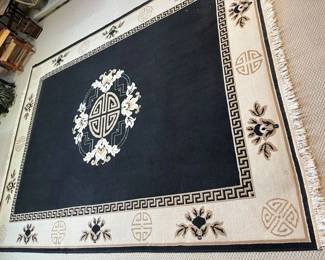 59 Hand Tufted Wool 8 X 10 Oriental Rug