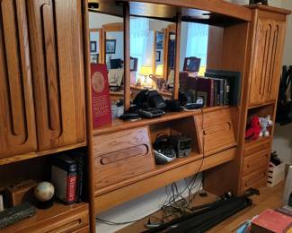 Queen headboard, footboard, complete frame