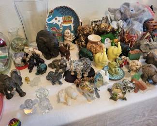 Elephant figurines