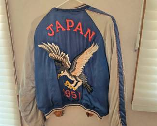 1951 satin japanese jacket 