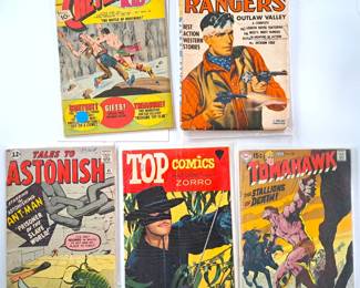 TEXAS TANGER ZORRO MORE COMIC LOT