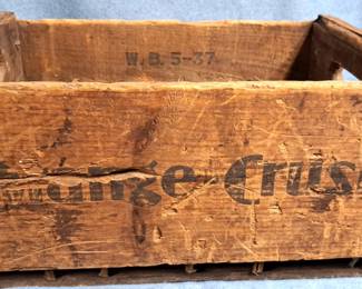 1937 ORANGE CRUSH CRATE