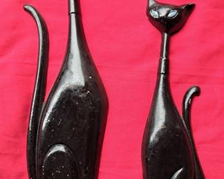 SEXTON ALUMINUM WALL PLAQUE CATS