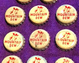 MOUNTAIN DEW BOTTLECAPS