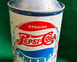 RARE CONE TOP DOUBLE DOT PEPSI CAN