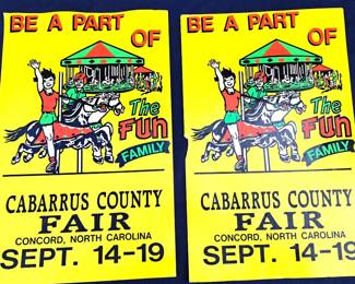 CABARRUS COUNTY FAIR SIGNS