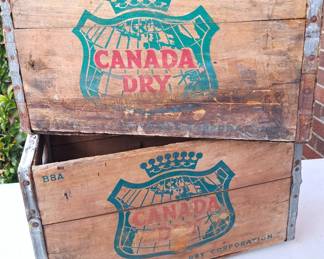 CANADA DRY CRATES