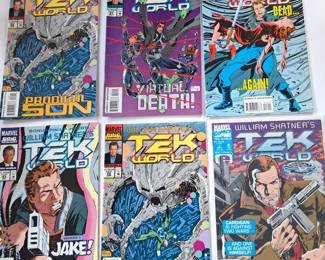 WILLIAM SHATNER TEK WORLD COMIC LOT