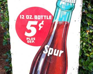 CANADA DRY SPUR SODA TALL SIGN