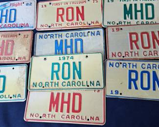 LICENSE PLATES LOT