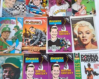 NASCAR HOCKEY BASEBALL COMIC LOT