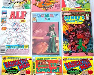 GUMBY ALF CASPER MARIO COMIC LOT