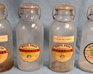 VINTAGE CHERRY JARS
