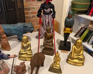 Gilded Bronze Buddhas