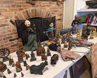 Indonesian Wayang Golek Rod Puppets