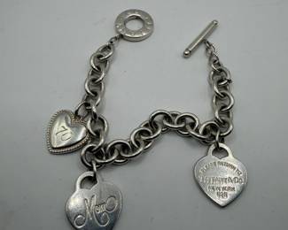 Tiffany Sterling Charm Bracelet