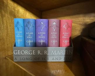 George R.R. Martin A Song of Ice and Fire LeatherCloth Boxed Set