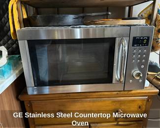 GE Stainless Steel Countertop Microwave Oven