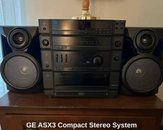 GE ASX Compact Stereo System