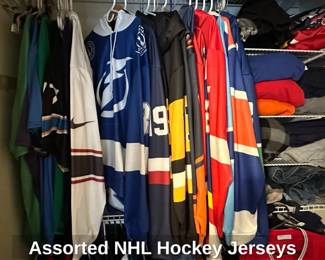 Assorted NHL Hockey Jerseys