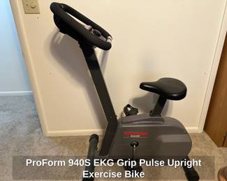 ProForm S EKG Grip Pulse Upright Exercise Bike