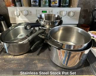 Stainless Steel Stock Pot Set