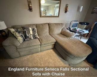 England Furniture Seneca Falls Sectional Sofa with Chaise