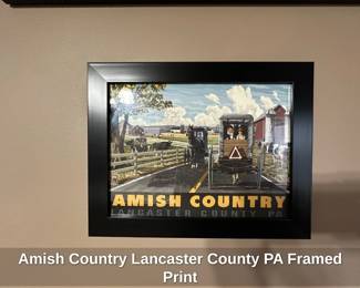 Amish Country Lancaster County PA Framed Print