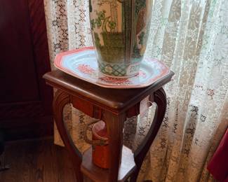 Imari Porcelain Vase and Tray